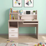Kutisy Kids Study Desk with Storage Shelves & Drawers