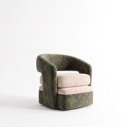 Lamory Green & Cream Modern Manicure Chair