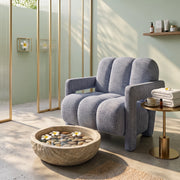 Lampy Dusty Blue Pedicure Chair