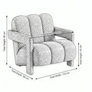 Lampy Beige Pedicure Chair