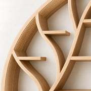 Leafora Leaf-Shaped Wooden Bookshelf