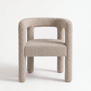 Liara Premium Beige Bouclé Manicure Chair