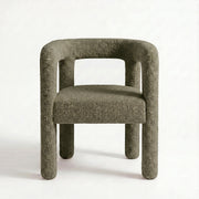 Liara Premium Olive Taupe Bouclé Manicure Chair