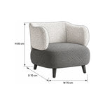 Lifeiro Beige Pedicure Chair dimension guide showing 70 cm wide, 70 cm deep, and 85 cm high for salon layout planning.