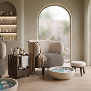 Lifeiro Beige Pedicure Chair