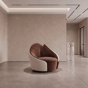 Linoria Brown & Cream Manicure Chair