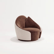 Linoria Brown & Cream Manicure Chair