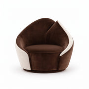 Linoria Brown & Cream Manicure Chair