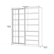 Lofkaro 3 Drawer Storage Display Cabinet