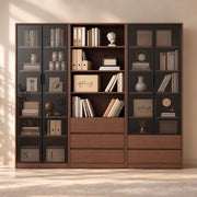 Lofkaro Display Storage Cabinet with Open Shelves
