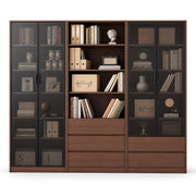 Lofkaro Display Storage Cabinet with Open Shelves
