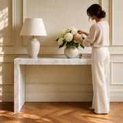 Lucyvora Marble Console Table