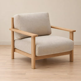 Lukiyano Beige Accent Chair