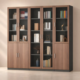 Luzymora Wooden Storage Display Cabinet