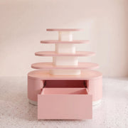 Lykani Pink Salon Product Display Stand