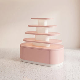 Lykani Pink Salon Product Display Stand