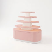 Lykani Pink Salon Product Display Stand