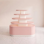 Lykani Pink Salon Product Display Stand