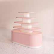 Lykani Pink Salon Product Display Stand