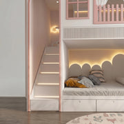 Malnirova Kids Bunk Bed with Slide