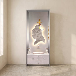 Mahadev Premium Corian Marble Pooja Mandir
