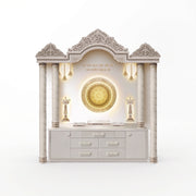 Divine Premium Corian Marble Home Mandir
