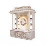 Saanvi Premium Corian Marble Pooja Mandir