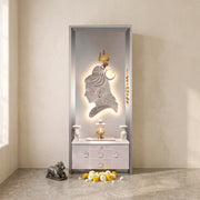 Mahadev Premium Corian Marble Pooja Mandir