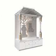 Bodhi Premium Corian Marble Buddha Pooja Mandir