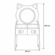 Детский комод с зеркалом Mickow Cat