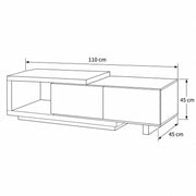 Midnomy Modern Wooden Coffee Table