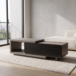Midnomy Modern Wooden Coffee Table