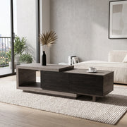 Midnomy Modern Wooden Coffee Table