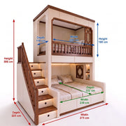 Milkanio Kids Bunk Bed