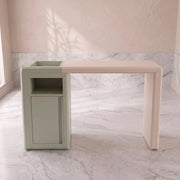 Milnaro Premium Manicure Table with Storage Cabinet
