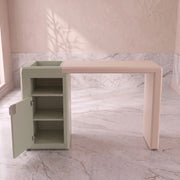 Milnaro Premium Manicure Table with Storage Cabinet