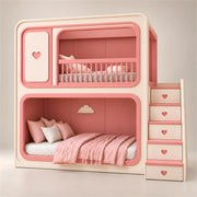 Milnova Pink Kids Bunk Bed