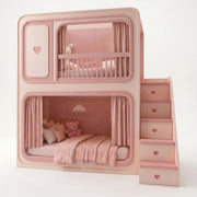 Milnova Pink Kids Bunk Bed