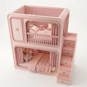 Milnova Pink Kids Bunk Bed