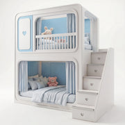 Milnova Blue Kids Bunk Bed