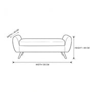 Modenora Cream Upholstered Bench