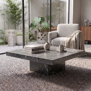 Monolith Black Marble Coffee Table