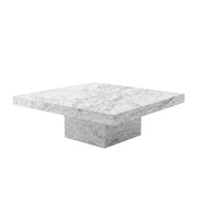 Monolith Grey Marble Coffee Table