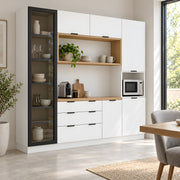 Morgeniya Kitchen Pantry Cabinet
