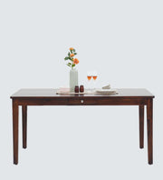 Mourya Sheesham Wood 6 Seater Dining Table Set In Brown Colour