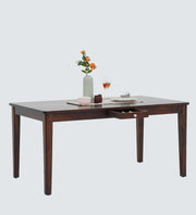 Mourya Sheesham Wood 6 Seater Dining Table Set In Brown Colour