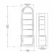 Multania Beige Salon Product Display Stand