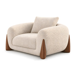 Natosino Beige Accent Chair
