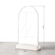 Natsukaro White LED Salon Mirror Station