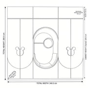 Nilona Kids Wardrobe with Play Nook